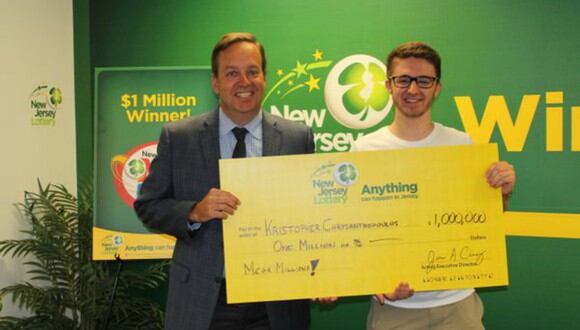 Insólita historia fue publicada en Internet y se viralizó rápidamente. (Foto: New Jersey Lottery)