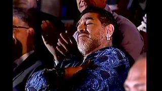 ¿Se quedó dormido Maradona en medio de un discurso de Maduro?