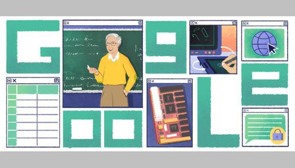 Michael Dertouzos es honrado hoy por Google con un doodle en el 82 aniversario de su nacimiento. (Foto: Google)