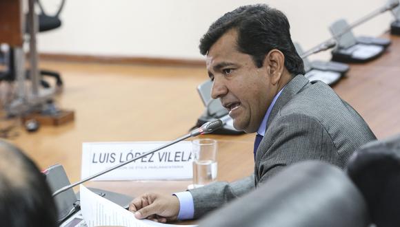 El congresista de Fuerza Popular, Luis López Vilela, participa en una sesión de la Comisión de Ética del Congreso el pasado 2 de enero. (Foto: Congreso).