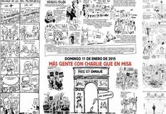 Charlie Hebdo: Publican doble página central de su última edición