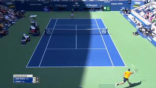 Del Potro regaló este puntazo en el US Open e hinchas en elArthur Ashe lo ovacionaron [VIDEO]