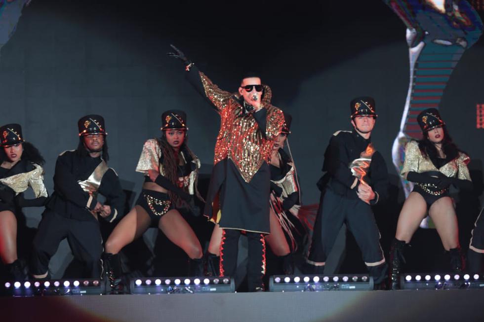 Lima, 18 de octubre del 2022. el puertorriqueño Daddy Yankee llevó a cabo  su primer concierto en el Estadio Nacional  del Perú como parte de su gira de despedida.