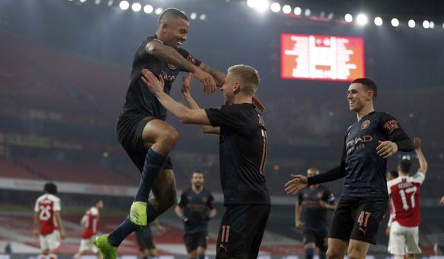 Arsenal vs Manchester City: las imágenes del partido de cuartos de final por la Liga de la Copa inglesa. (Foto: AFP)