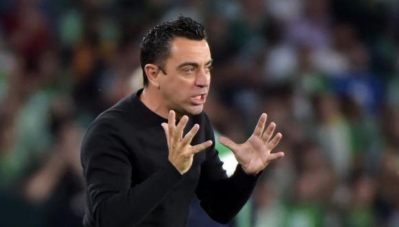 Xavi Hernández afronta su segundo año al frente del Barcelona. (Foto: AFP)