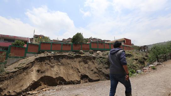 Colegios en mal estado debido a lluvias y huaicos en Arequipa
