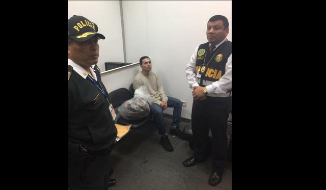 Fue detenido en el aeropuerto  internacional Jorge Chávez luego de ser deportado por ilegal de los Estados Unidos. (Fotos: Difusión)