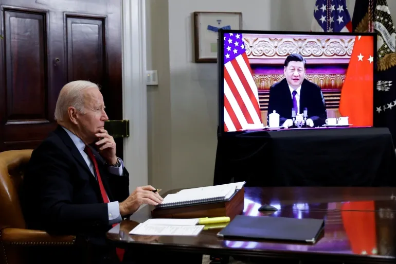Joe Biden has had a few videoconferences with Xi Jinping.  (Photo: Reuters)