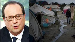 Hollande: Francia no tolerará más campamentos como el de Calais