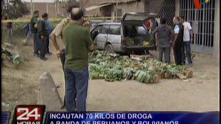 SMP: incautan 70 kilos de droga en cargamento de plátano