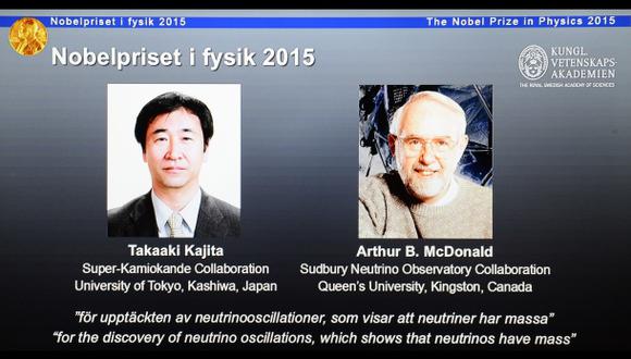 Nobel de Física para investigadores de los neutrinos