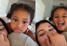 La tierna reacción de Stormi, la hija de Kylie Jenner, al escuchar su audio viral