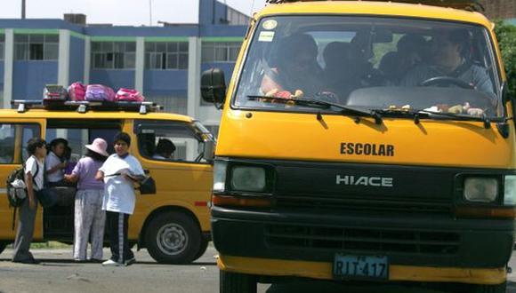 No detenerse ante un transporte escolar significa una multa de 528 soles. (Foto: USI)