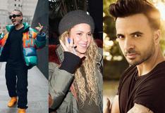 J Balvin y Shakira arrebatan a Fonsi el favoritismo en los Billboard Latinos 