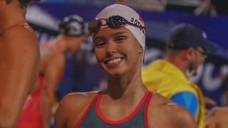 Alexia Sotomayor ganó medalla de bronce en natación en los Juegos Suramericanos