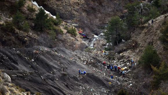 Germanwings: Recuperaron todos los restos del avión estrellado