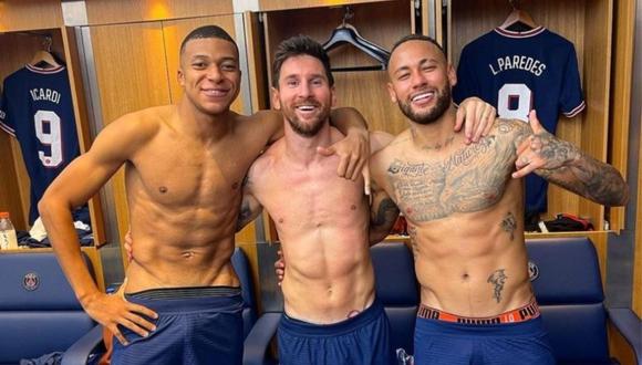 El tridente conformado por Messi, Neymar y Mbappé anotaron 40 de los 50 goles que lleva el PSG en la temporada. (Foto: Agencias)
