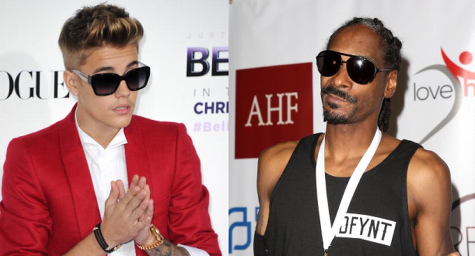 Snoop Dogg se burla de Justin Bieber. (Foto: Gety Images)