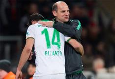 Claudio Pizarro: DT de Werder Bremen resta importancia a su ausencia