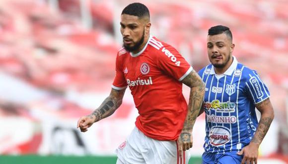 Paolo Guerrero liderará el ataque de Internacional en el clásico ante Gremio. (Foto: SC Internacional)