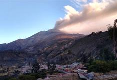 Volcán Ubinas: primera explosión, caída de cenizas y zonas afectadas