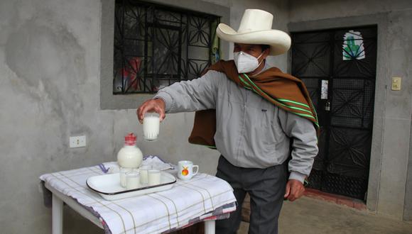 Pedro Castillo declaró desde su casa ubicada en la comunidad de Chugur, en Anguía. Foto: Alex Vásquez Requejo