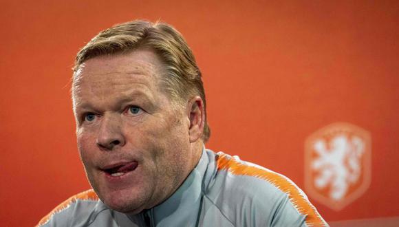 Ronald Koeman, ingresado en el hospital por un problema de corazón. (Foto: AFP)