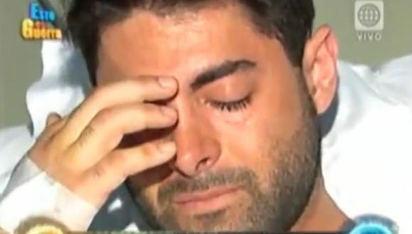 Sebastián Lizarzaburu lloró por no estar en "Esto es guerra"