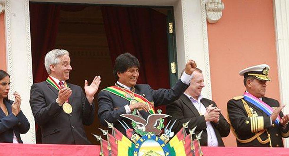 El presidente de Bolivia, Evo Morales, fue ovacionado por sus seguidores a su regreso de La Haya, donde asistió a la exposición de alegatos de su país. (Foto: Getty Images)