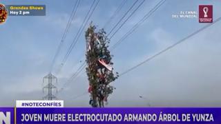 Puente Piedra: joven de 23 años muere electrocutado cuando armaba árbol de yunza [VIDEO]  