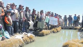 Puno: acatan paro contra minería ilegal que afecta río Ramis
