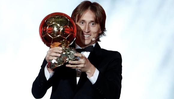 ¡Luka Modric ganó el Balón de Oro 2018! El croata se coronó sobre Cristiano y Griezmann. (Foto: AFP)