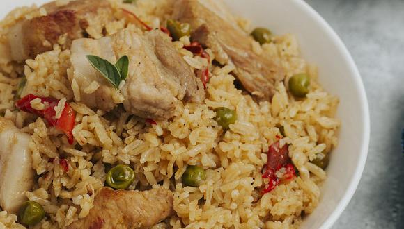 Suculenta receta de arroz con chancho, por Las recetas de Yo Madre.