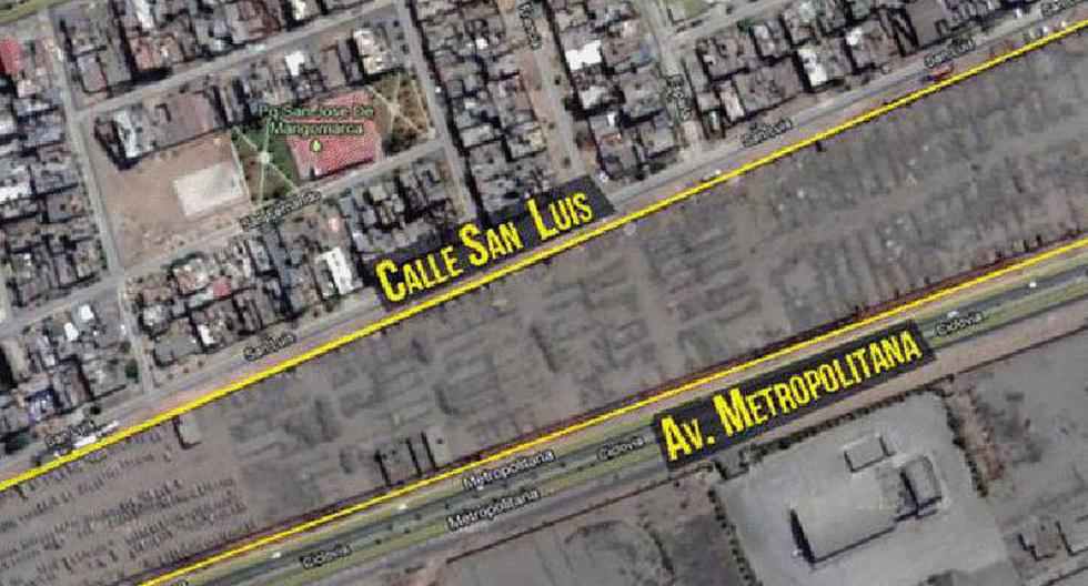 (Plano: Municipalidad Metropolitana de Lima)