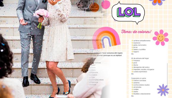 Hilo viral en Twitter: mujer se indigna tras ver la lista de regalos de un matrimonio: qué le pidieron | Composición: Pixabay / @loranvg