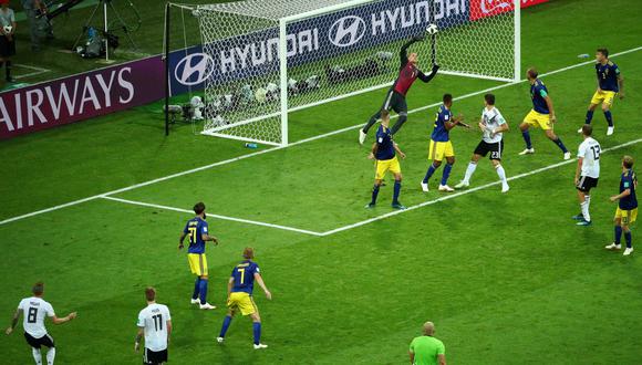 Alemania sigue con vida en el Mundial Rusia 2018, tras vencer en los minutos de descuentos a Suecia con notable gol de Toni Kroos. (Foto: Reuters)