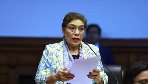 Luz Salgado aseguró que votarán con libertad de conciencia sobre caso Pedro Chávarry. (Foto: Congreso)
