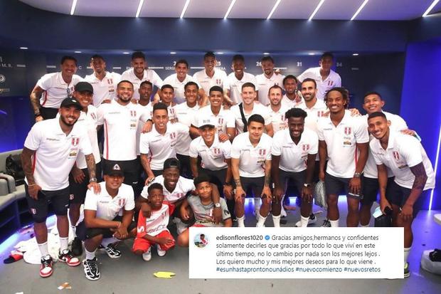 Edison Flores dedicó mensaje a los jugadores de la selección peruana. (Foto: Instagram)