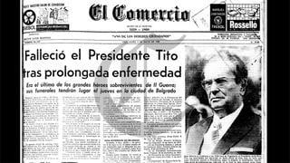Josip Broz Tito, símbolo de la Resistencia, murió hace 35 años