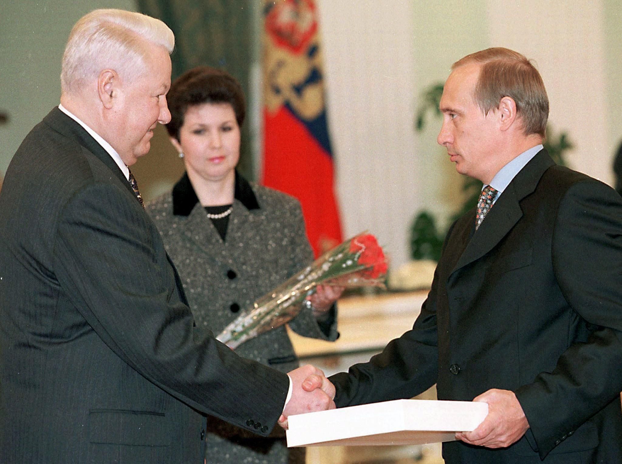 When then-Russian President Boris Yeltsin chose him as his successor, Putin was little known even in Russia.  (GET IMAGES).