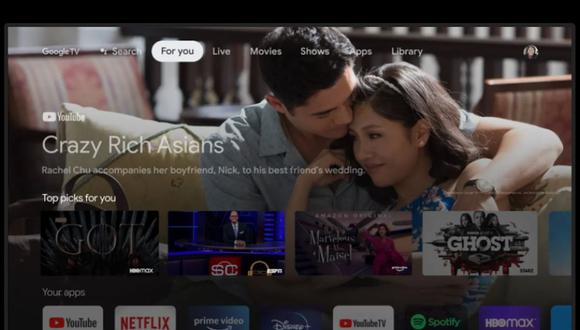 El nuevo Chromecast de cuarta generación que viene con control y  Google TV permite un abanico más amplio de posibilidades. (Imagen: Google)