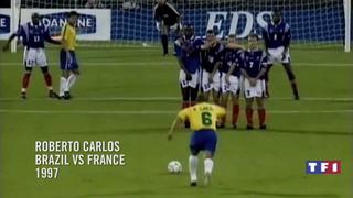El gol 'imposible' de Roberto Carlos a Francia cumple 20 años [VIDEO]