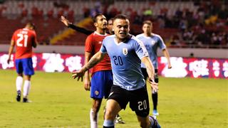 Uruguay superó 2-1 sobre el final a Costa Rica en duelo por amistoso FIFA