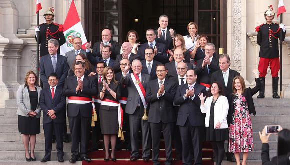 A mediados de setiembre, juró el Gabinete Ministerial encabezado por la presidenta del Consejo de Ministros, Mercedes Aráoz. (Foto: PCM)