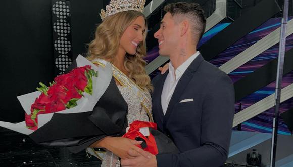 Hugo García dijo estar feliz de que Alessia Rovegno haya ganado el Miss Perú Universo. (Foto: @hugogarcia/@missperuofficial).