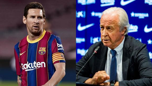 Lionel Messi recibió un mensaje de Carles Tusquets, el presidente interino del Barcelona. (Fotos: EFE/AFP)