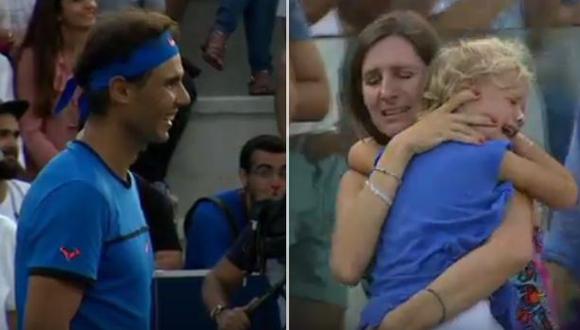 Rafael Nadal y el gesto con mujer que perdió a su hija [VIDEO]