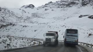 Senamhi pronostica nevada aislada en sierra sur del país hasta mañana