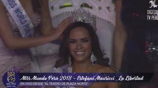 Miss Perú Mundo 2018: Estefani Mauricci fue elegida nueva reina