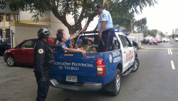 Trujillo: Detienen a colombianos que alteraban el orden público